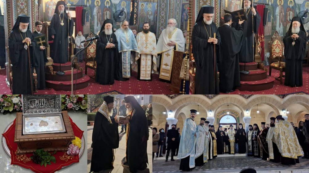 Ήρθαν στη Χαλκίδα τα λείψανα των Αγίων Ραφαήλ, Νικολάου και Ειρήνης από την Μυτιλήνη