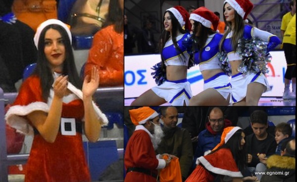 Ο Μπασκετοβασίλης πέρασε από το κλειστό της Κανήθου με την Αγιοβασιλίτσα... (PICS)