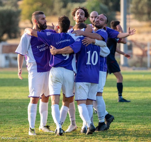 ΑΡΤΕΜΙΣΙΑΚΟΣ-ΑΙΔΗΨΟΣ 4-1: Καρέ του άσσου και αποθέωση ...αρχηγού απόντος