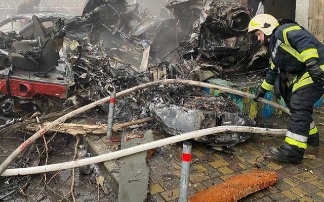 Ουκρανία: 18 νεκροί από συντριβή ελικοπτέρου σε παιδικό σταθμό – Σκοτώθηκαν υπουργοί και παιδιά