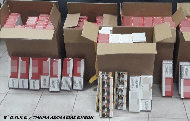 Συνελήφθησαν δύο άτομα με λαθραία τσιγάρα σε περιοχή της Θήβας